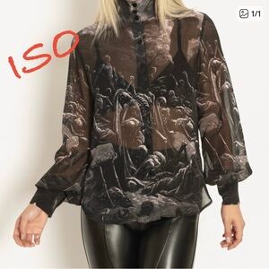 ISO: Valley of Dry Bones Blackmilk Top (xs/s)